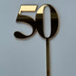 number cake topper or charm double digit