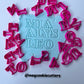 Letters Alphabet set A to Z cookie cutter - times new roman MS1025