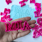 Letters Alphabet set A to Z cookie cutter - times new roman MS1025