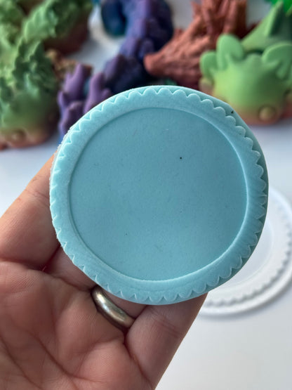 circle frame Deboss disc (style 1)