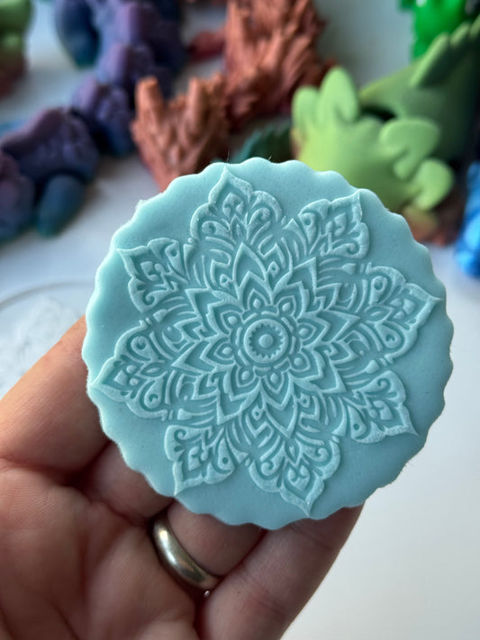 Mandala deboss disc