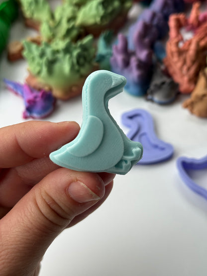 mini Silly Goose 3D deboss and matching cutter - style 3