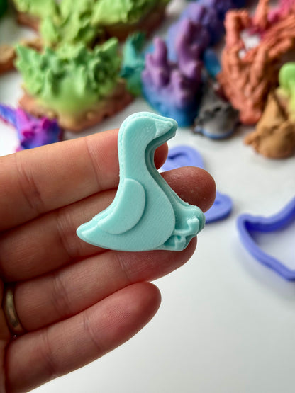 mini Silly Goose 3D deboss and matching cutter - style 3
