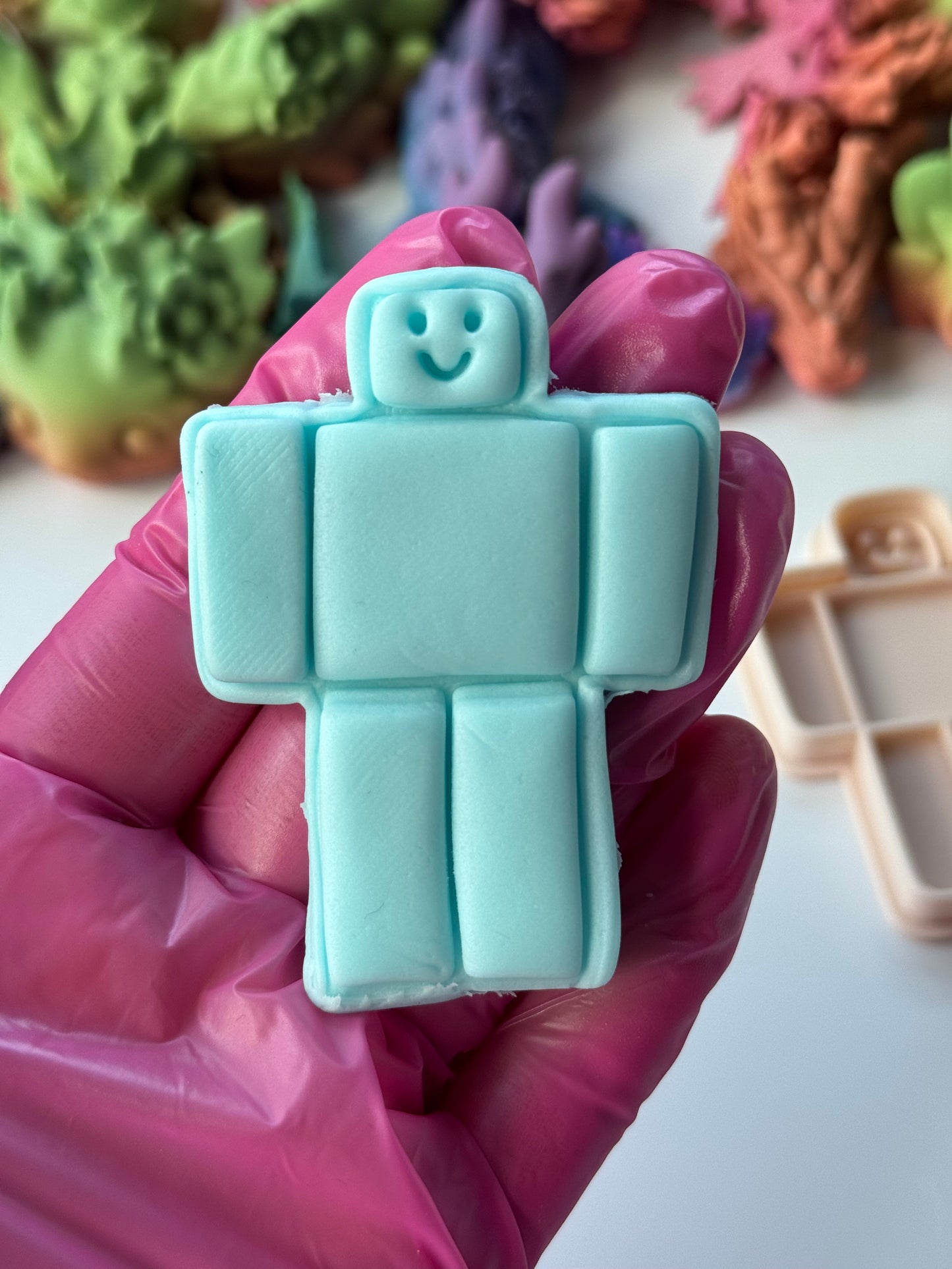 Roblox man Cookie cutter + stamp M1118