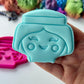 block Toy Doll Face Cutter + Stamp – Happy Face M1115