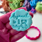 Personalised Cookie Stamp for M&S Biscuits | Custom Fondant Embosser UK