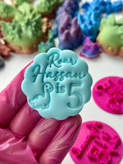 Personalised Cookie Stamp for M&S Biscuits | Custom Fondant Embosser UK