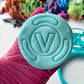 Fortnite-INSPIRED V Bucks Cookie cutter + stamp