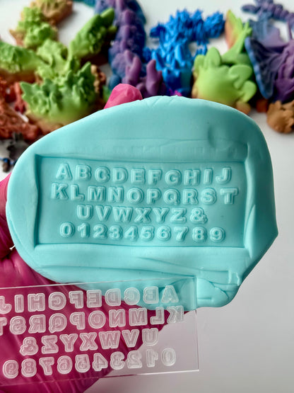 Alphabet Block Set deboss