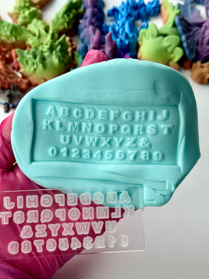 Alphabet Block Set deboss