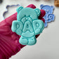 Dad teddy Bear stamp and matching cutter
