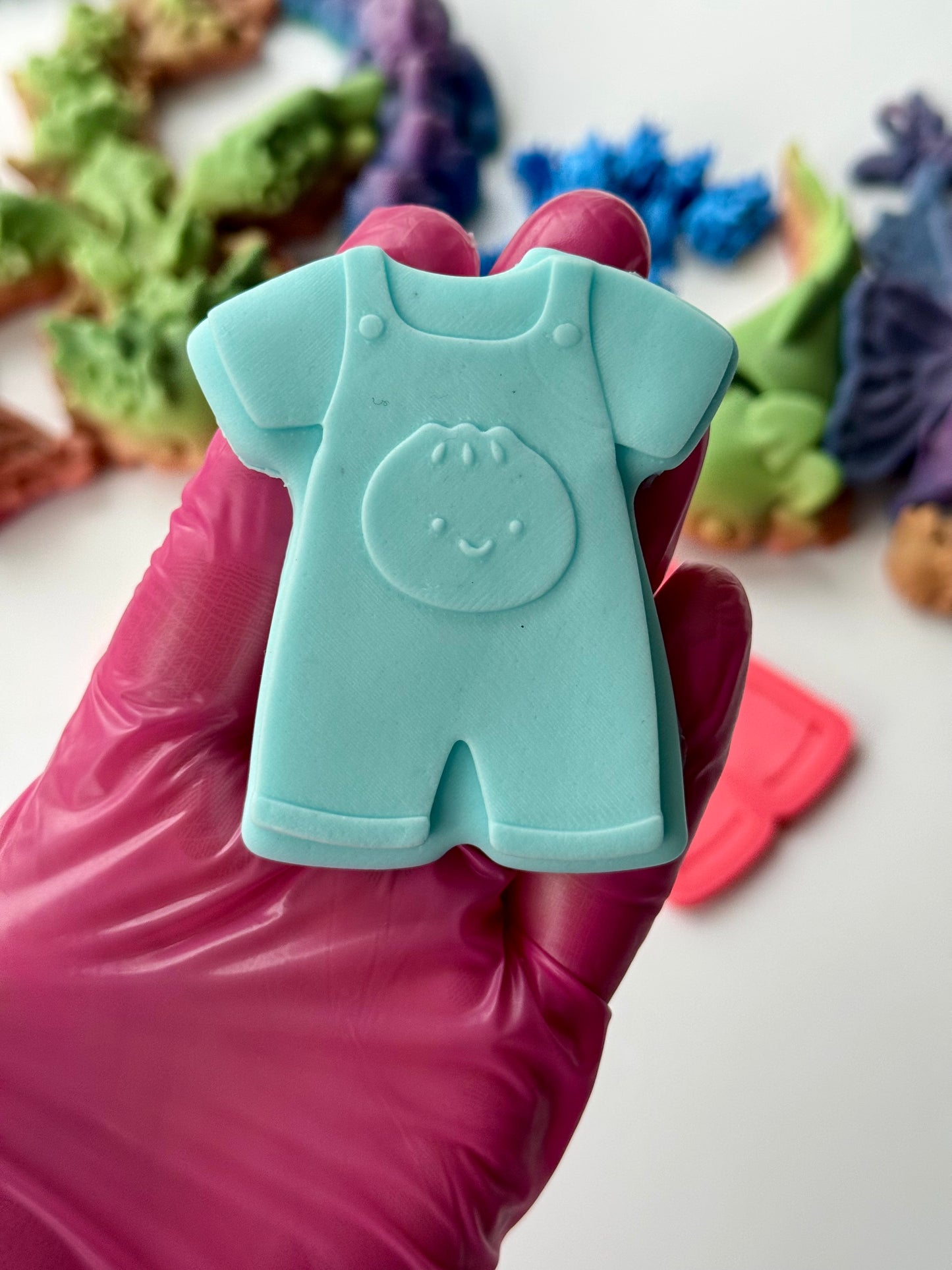 Dumpling Romper cutter and 3D Deboss