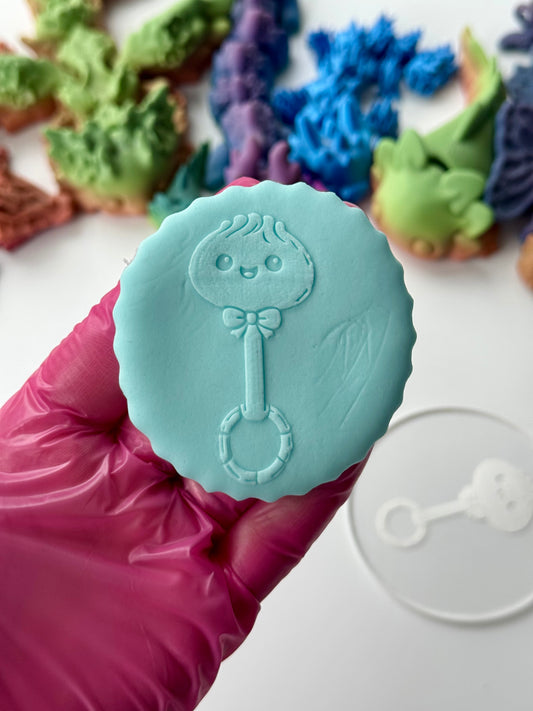 Dumpling Rattle deboss