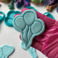 Ballons stamp and matching cutter - 0912