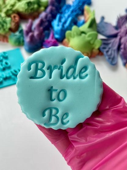 BRIDE TO BE - Embossing - stamp