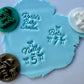 Personalised Cookie Stamp for M&S Biscuits | Custom Fondant Embosser UK