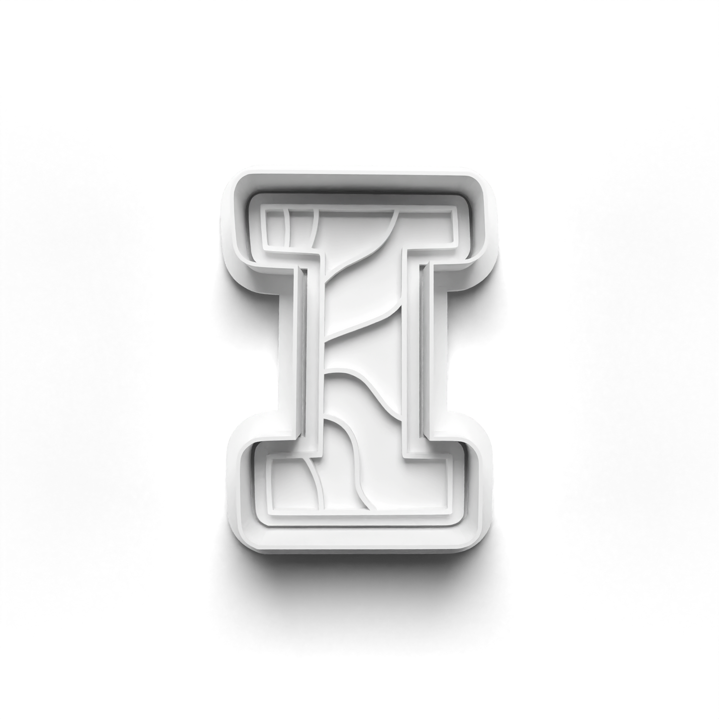 Playful letters Alphabet cookie cutter + stamp 0840