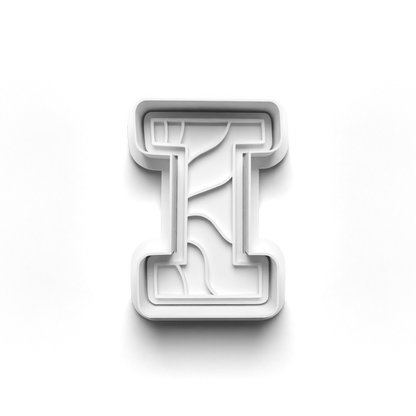 Playful letters Alphabet cookie cutter + stamp 0840