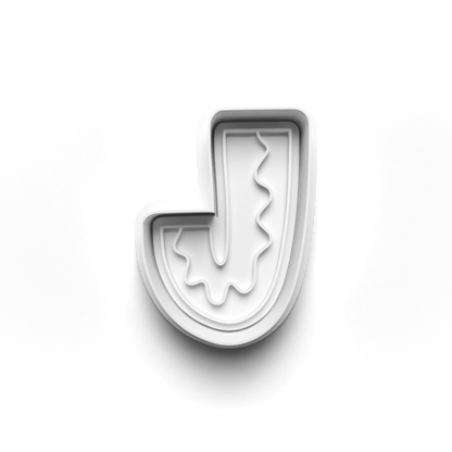 Playful letters Alphabet cookie cutter + stamp 0840
