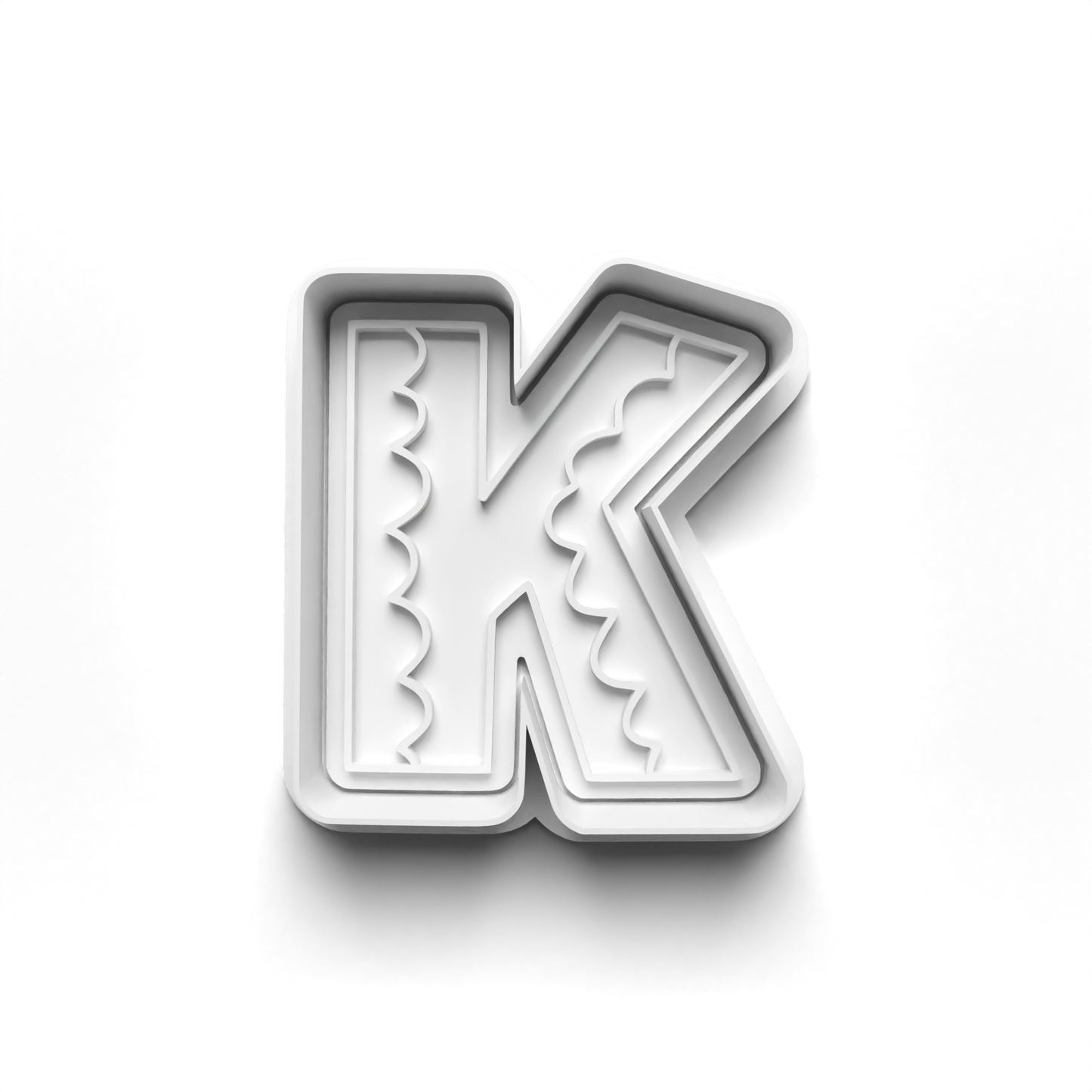 Playful letters Alphabet cookie cutter + stamp 0840