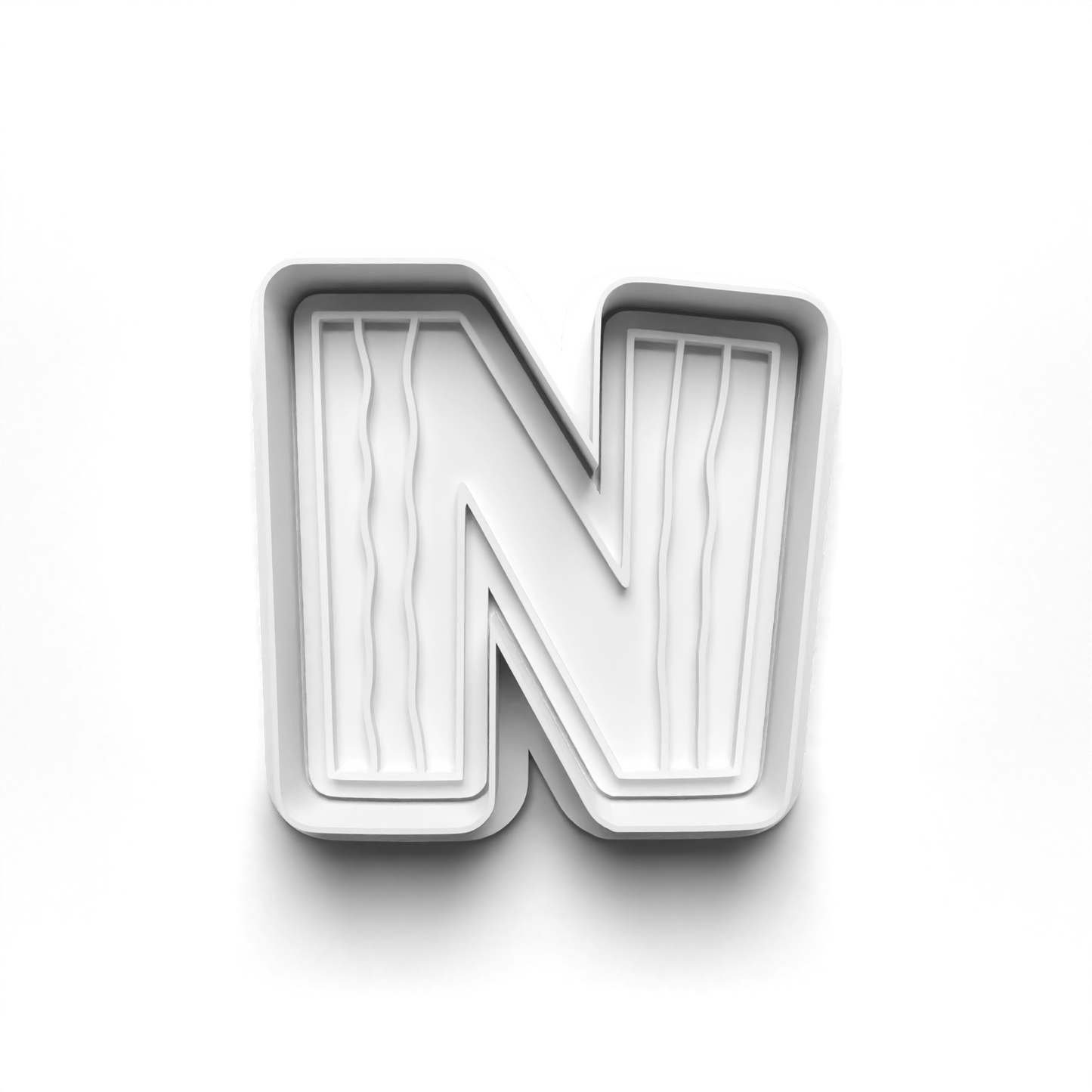 Playful letters Alphabet cookie cutter + stamp 0840