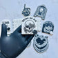wedding skull Bride or Die - deboss