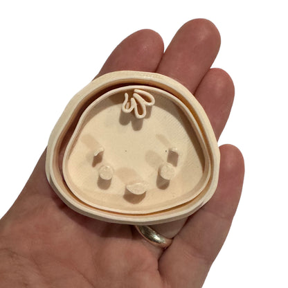 set of 6 mini stamp + cutter - easter