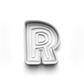 Playful letters Alphabet cookie cutter + stamp 0840