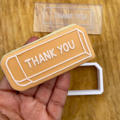 Teacher collection Rubber debossing + matching cutter MEG cookie cutters