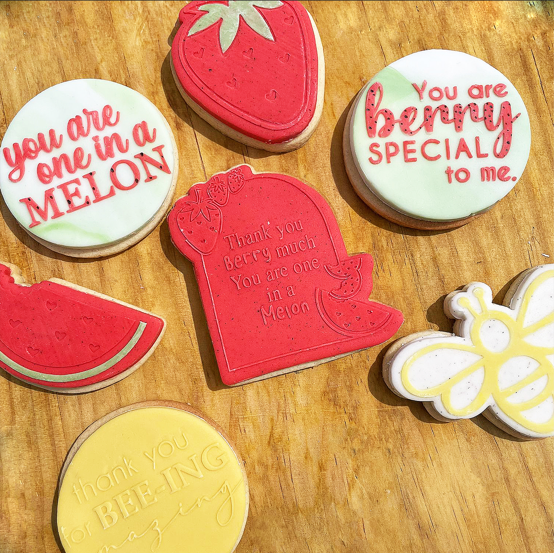 You are Berry Special to me debossing MEG cookie cutters