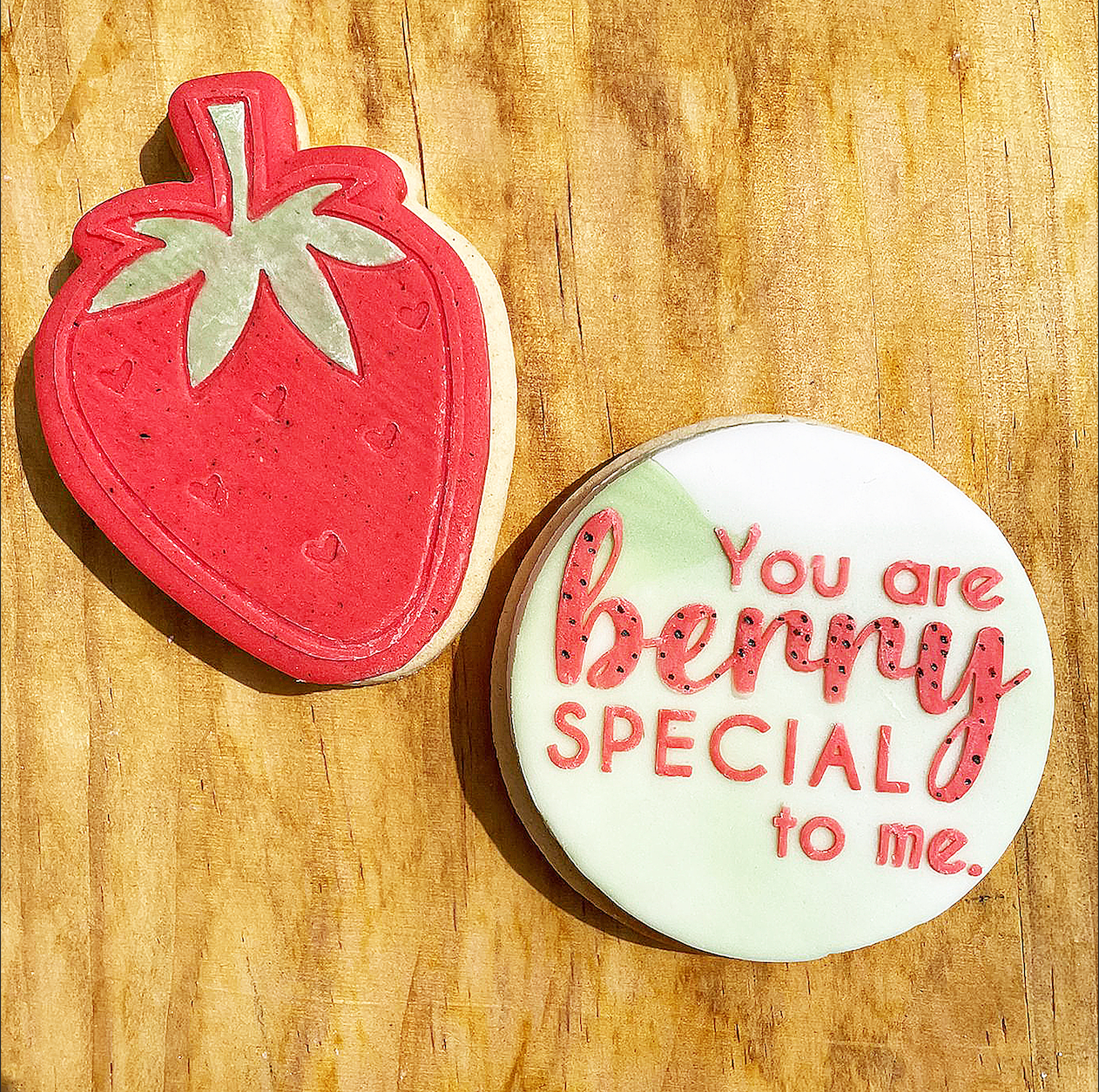 You are Berry Special to me debossing MEG cookie cutters