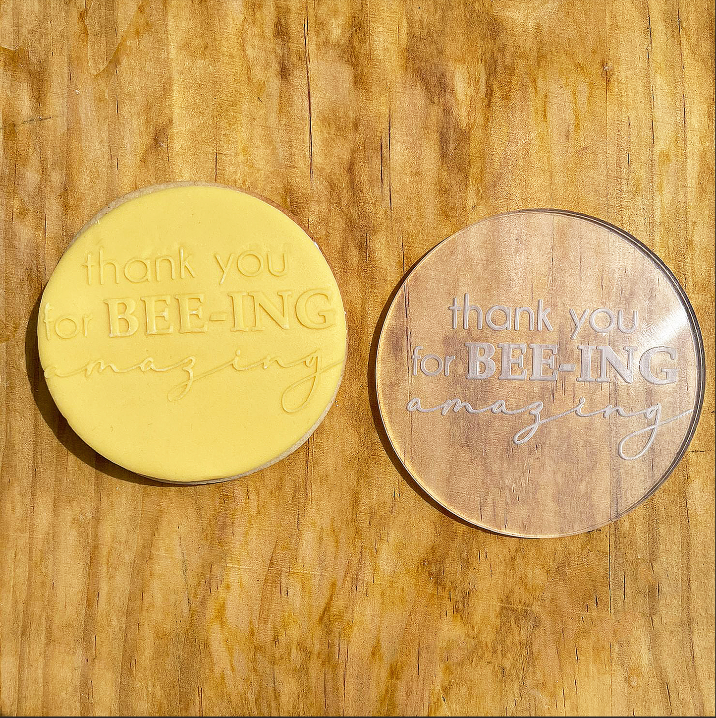 Thank you for Bee-ing amazing debossing MEG cookie cutters