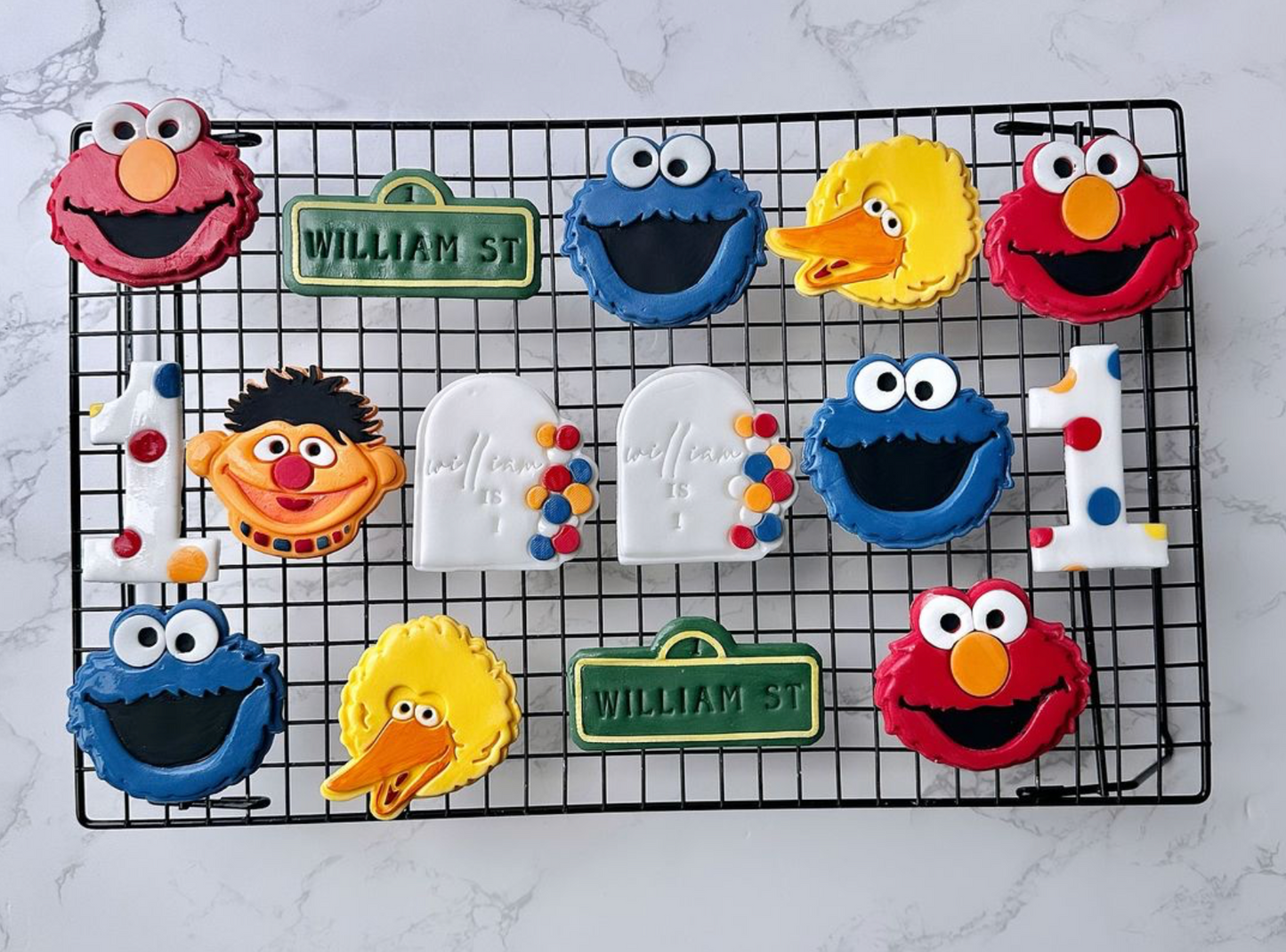 Sesame street - Design 9 - cutter + stamp