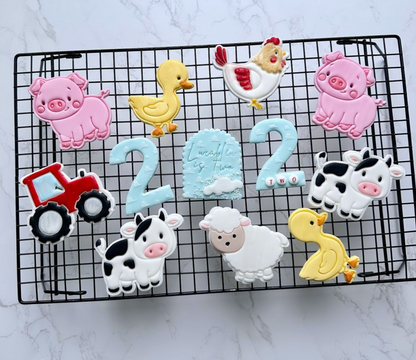 Farm Animal - duck - cutter + stamp