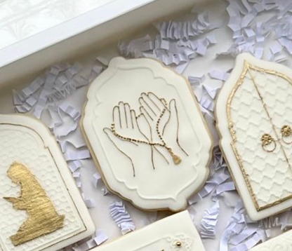 praying hands - prayer - Eid / ramadan deboss + matching cutter M1001
