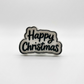 Happy Christmas cutter and Stamp - M1081