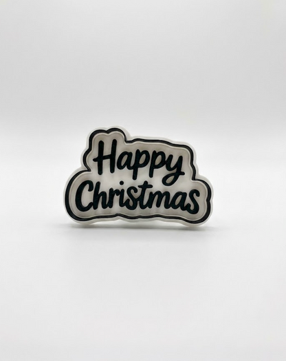 Happy Christmas cutter and Stamp - M1081