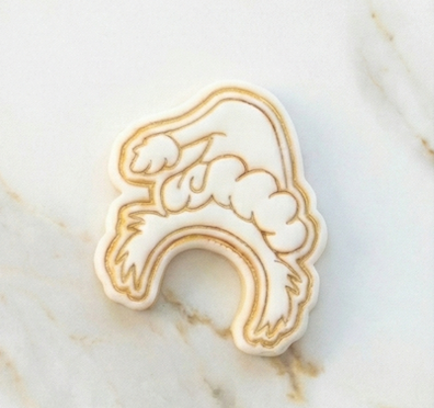 Christmas Grinch cookie cutter + stamp