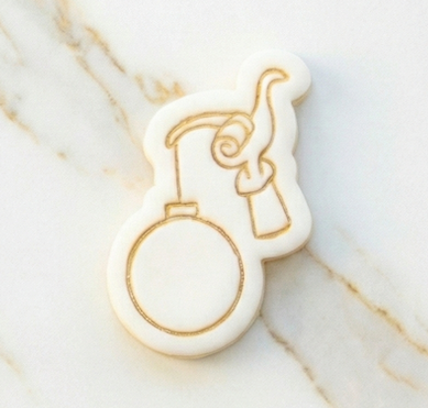 Christmas Grinch cookie cutter + stamp