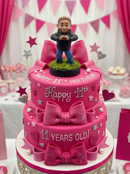Custom 3D Printed Resin Action Figure Cake Toppers
