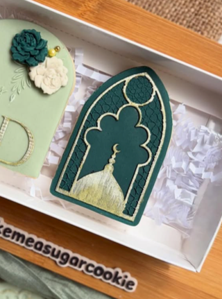 Eid / Ramadan mosque - muslim - deboss + matching cutter