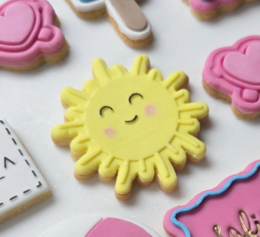 Baby sun - Cookie cutter + Debossing