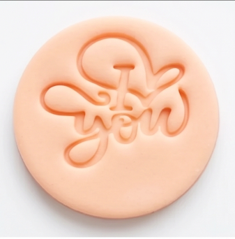 Love valentine Embossing for cupcake and cake - stamps sugar paste - saint Valentine’s theme stamps