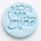 Love valentine Embossing for cupcake and cake - stamps sugar paste - saint Valentine’s theme stamps