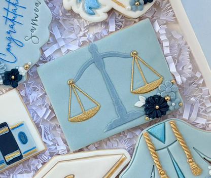 Scales of Justice deboss - Law