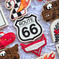 Route 66 Sign debossing + cutters