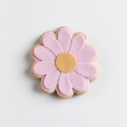 Daisy flower cookie cutter and matching 3D deboss