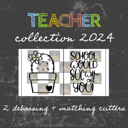 Teacher collection Debossing + cutter (4) - School would suc without you M1050
