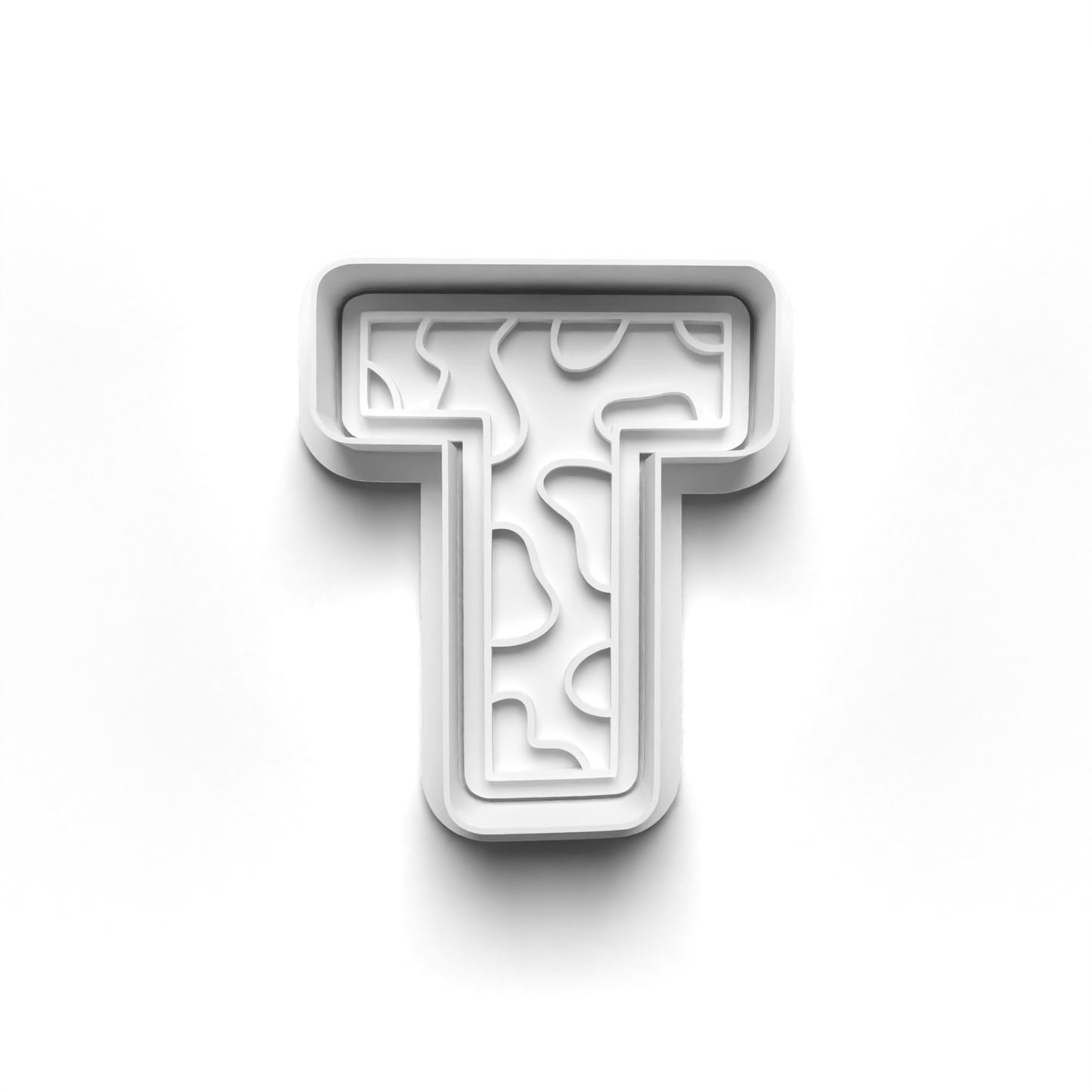 Playful letters Alphabet cookie cutter + stamp 0840