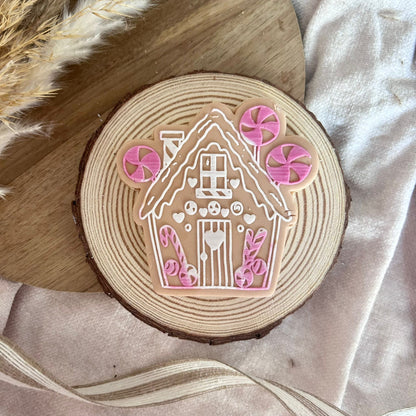 Gingerbread house deboss + matching cutter - Christmas